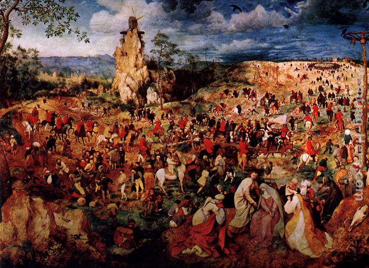 The Procession to Calvary painting - Pieter the Elder Bruegel The Procession to Calvary art painting
